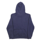 PUMA Mens Navy Blue Pullover Hoodie S Cotton Blend Classic Logo Sweatshirt