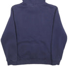 PUMA Mens Navy Blue Pullover Hoodie S Cotton Blend Classic Logo Sweatshirt