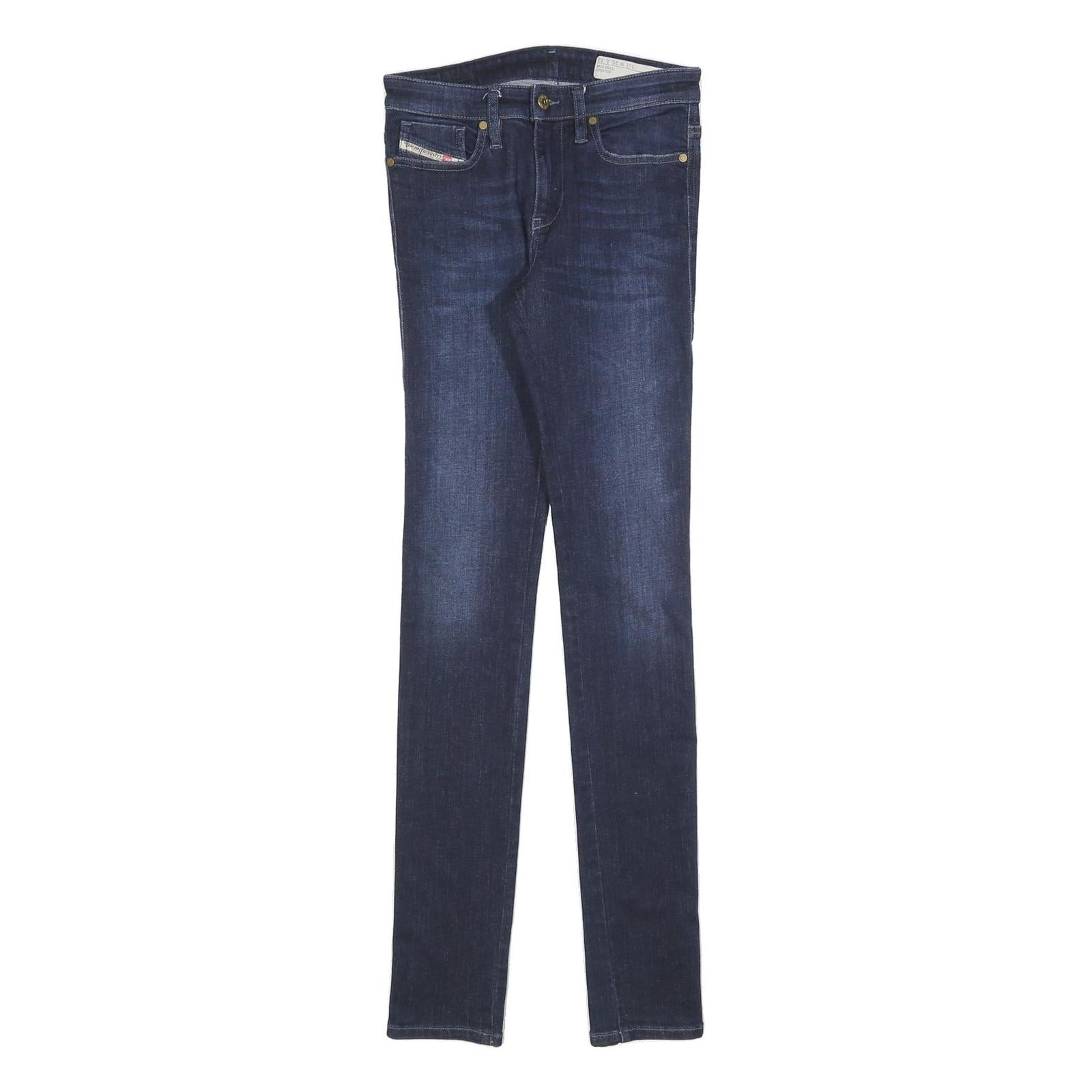 DIESEL Womens Jeans Blue Slim Skinny Denim Medium W25 L32 Stretch Cotton Blend