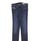 DIESEL Womens Jeans Blue Slim Skinny Denim Medium W25 L32 Stretch Cotton Blend