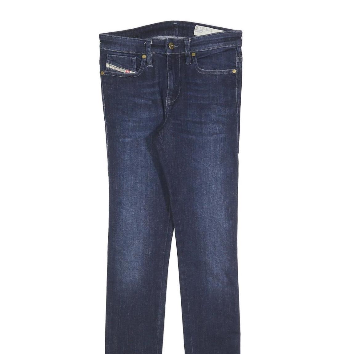 DIESEL Womens Jeans Blue Slim Skinny Denim Medium W25 L32 Stretch Cotton Blend