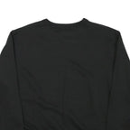 CHAMPION Mens Black Crew Neck M Cotton Blend Sweatshirt Classic Logo