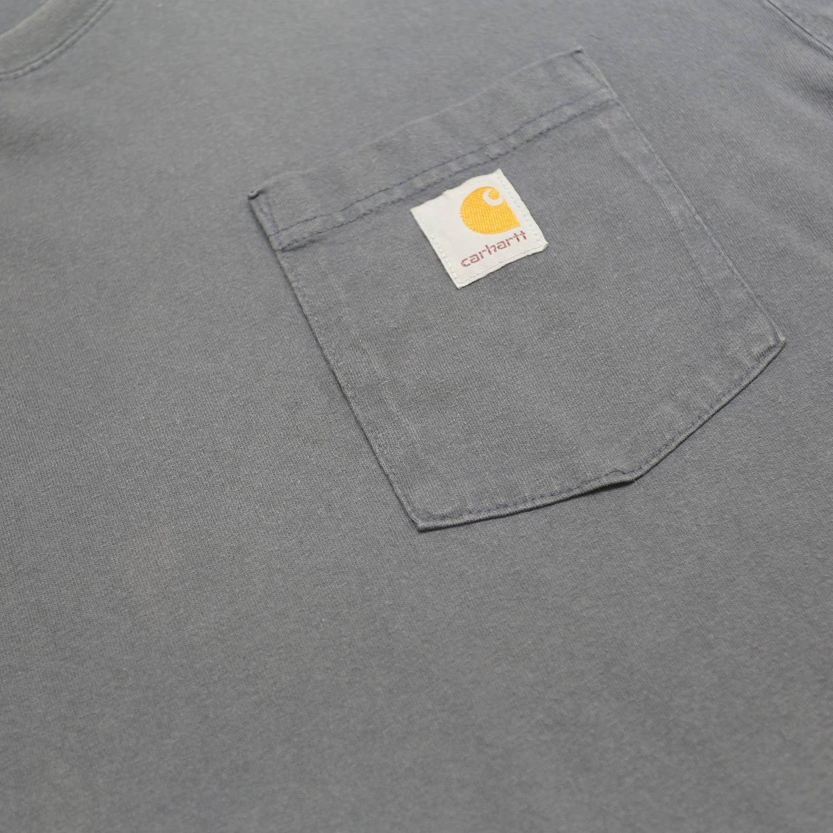 CARHARTT Mens Blue Pocket T-Shirt XL Short Sleeve Crew Neck Cotton Blend