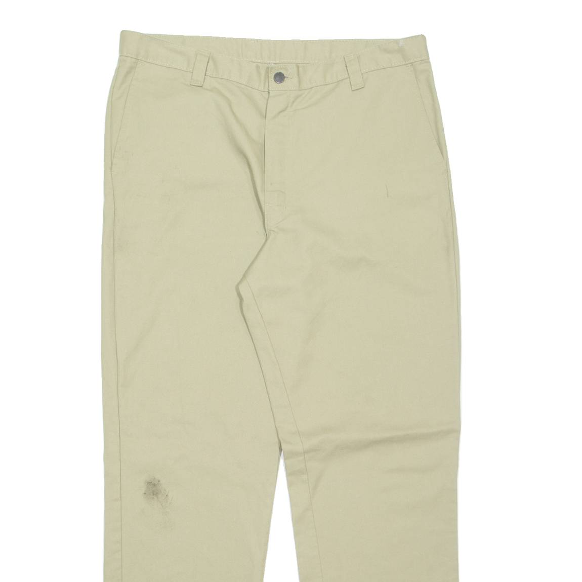 DICKIES Chino Mens Trousers Beige Regular Straight W36 L33