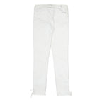 7 FOR ALL MANKIND Womens Jeans White Slim Skinny Denim W27 L29 Lace-Up Hem
