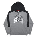 AIR JORDAN Mens Black & Grey Nike Air Pullover Hoodie XS Cotton Sportswear