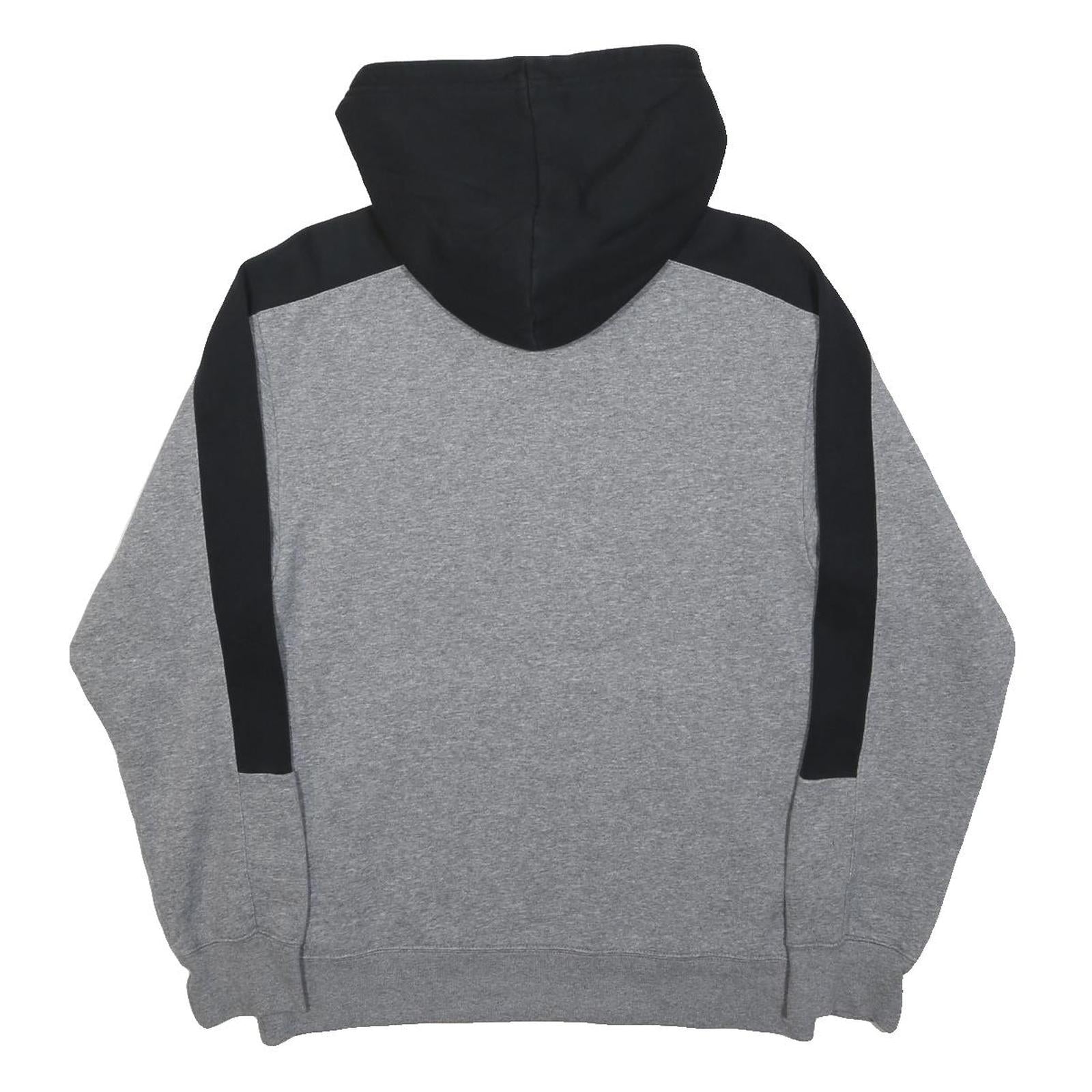 AIR JORDAN Mens Black & Grey Nike Air Pullover Hoodie XS Cotton Sportswear
