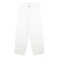 DICKIES Mens Cotton White Relaxed Straight Trousers W30 L30 Workwear Zip Closure
