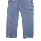 DICKIES Mens Regular Blue Denim Jeans W34 L29 Workwear Casual Cotton Blend Zip