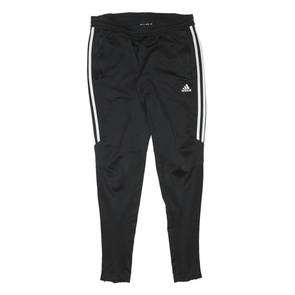 ADIDAS Womens Joggers Black & White Slim Tapered S W28 L29 Sportswear