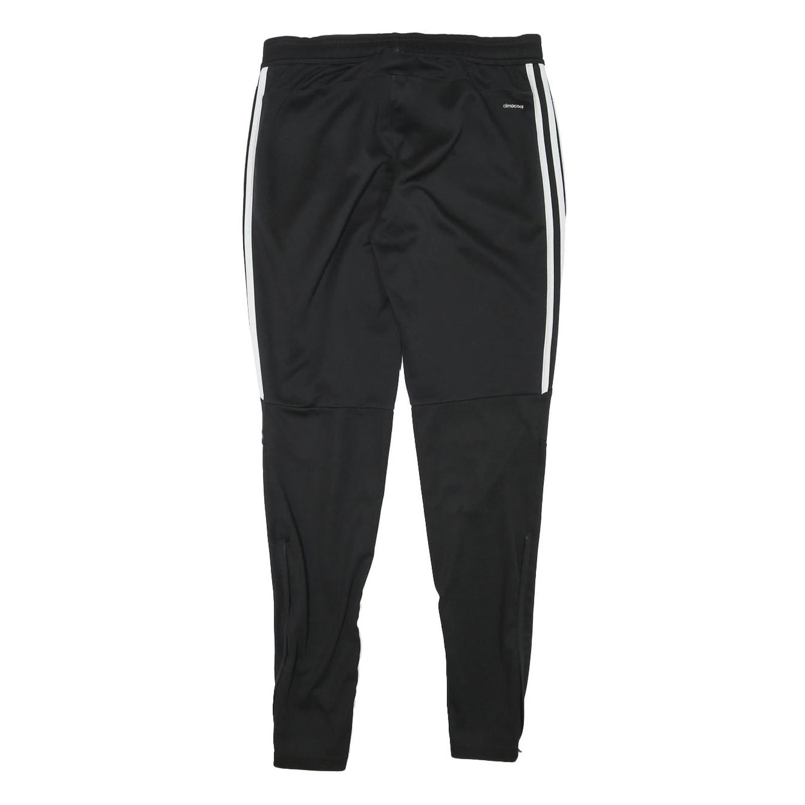 ADIDAS Womens Joggers Black & White Slim Tapered S W28 L29 Sportswear