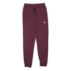 ADIDAS ORIGINALS Womens Joggers Maroon Slim Tapered XS W25 L25 Cotton Blend