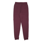 ADIDAS ORIGINALS Womens Joggers Maroon Slim Tapered XS W25 L25 Cotton Blend