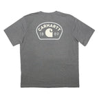 CARHARTT Mens Grey Graphic T-Shirt L Short Sleeve Crew Neck Workwear Casual