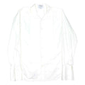 TJ LEWIN Mens White Evening Shirt M Long Sleeve Cotton Blend Formal Classic