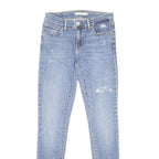 LEVI'S 711 Womens Slim Skinny Denim Light Blue Cotton Blend W26 L30 Stretch