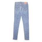 LEVI'S 711 Womens Slim Skinny Denim Light Blue Cotton Blend W26 L30 Stretch