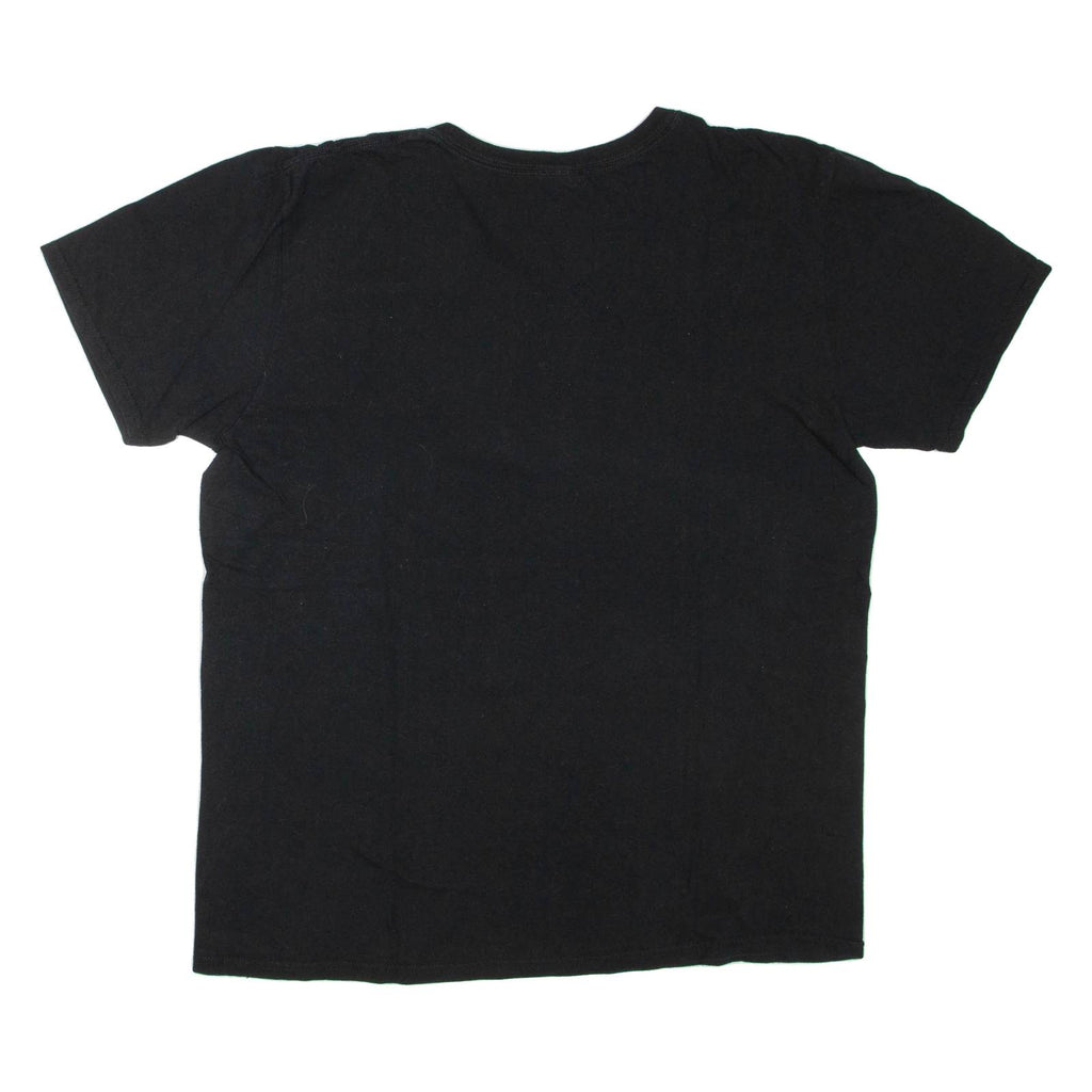 GILDAN Womens T-Shirt Black V-Neck L