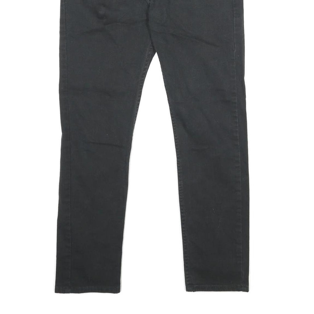 LEVI'S 510 Mens Jeans Black Slim Skinny Denim Raw W32 L30 Slim Fit Zip