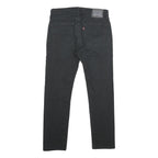 LEVI'S 510 Mens Jeans Black Slim Skinny Denim Raw W32 L30 Slim Fit Zip