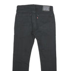 LEVI'S 510 Mens Jeans Black Slim Skinny Denim Raw W32 L30 Slim Fit Zip