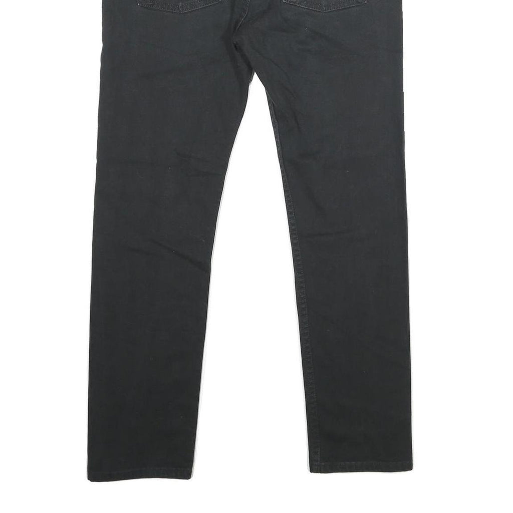 LEVI'S 510 Mens Jeans Black Slim Skinny Denim Raw W32 L30 Slim Fit Zip