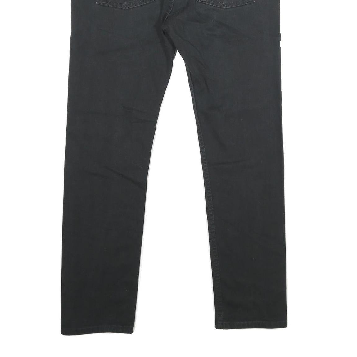 LEVI'S 510 Mens Jeans Black Slim Skinny Denim Raw W32 L30 Slim Fit Zip