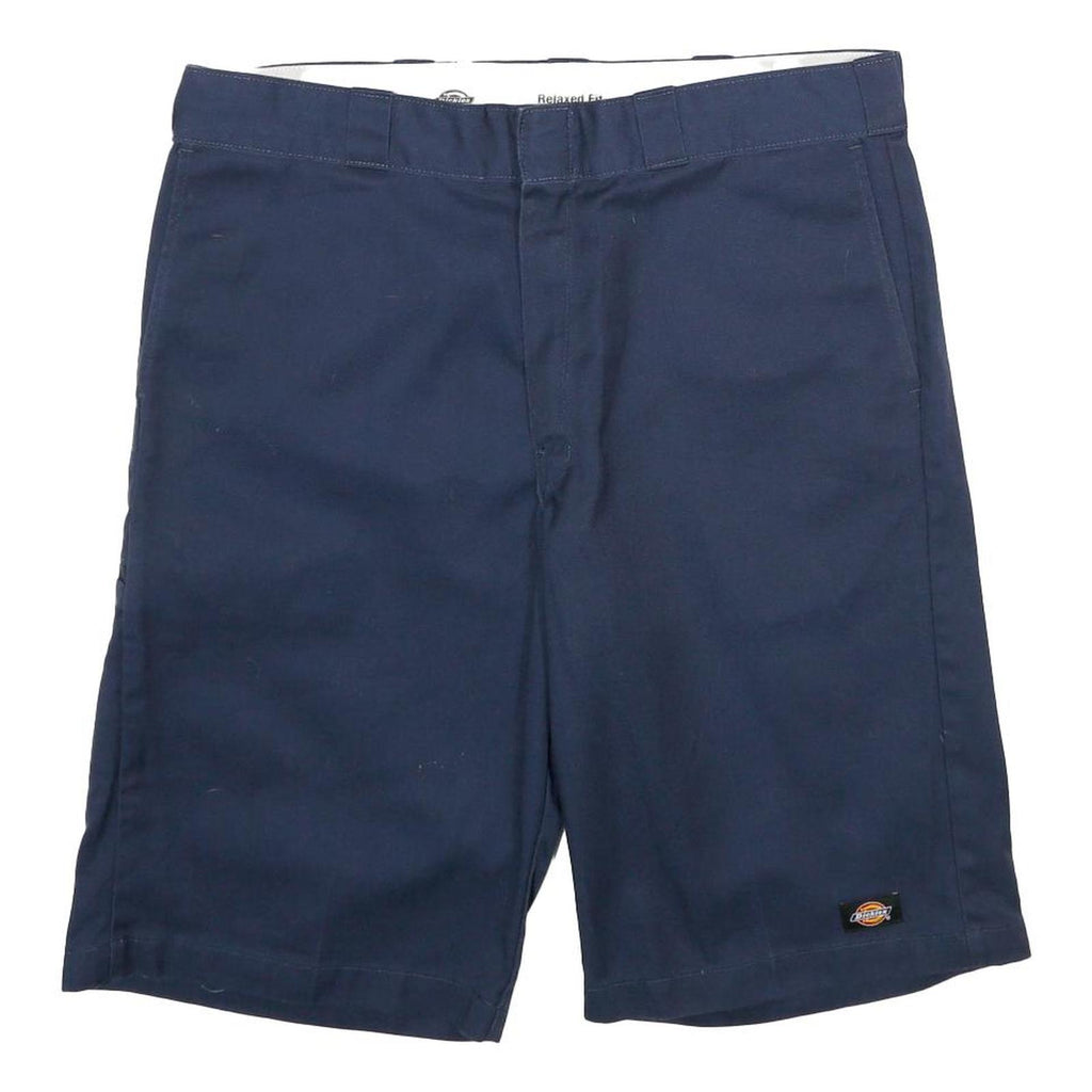 DICKIES Mens Shorts Navy Blue Relaxed Fit Workwear L W36