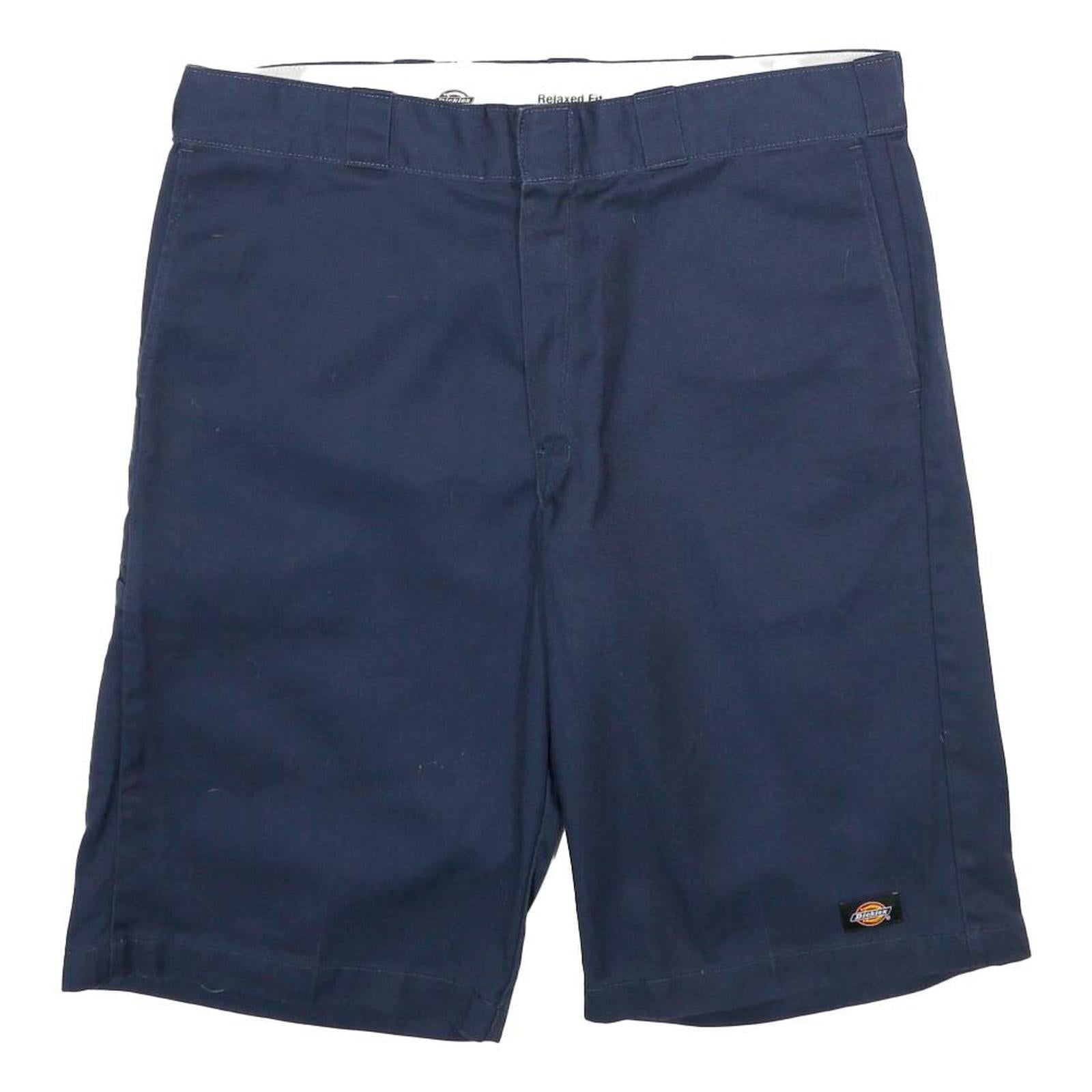 DICKIES Mens Shorts Navy Blue Relaxed Fit Workwear L W36