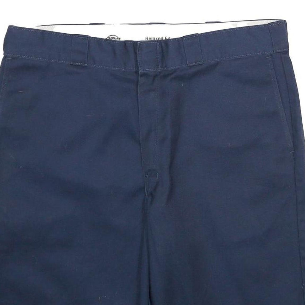 DICKIES Mens Shorts Navy Blue Relaxed Fit Workwear L W36