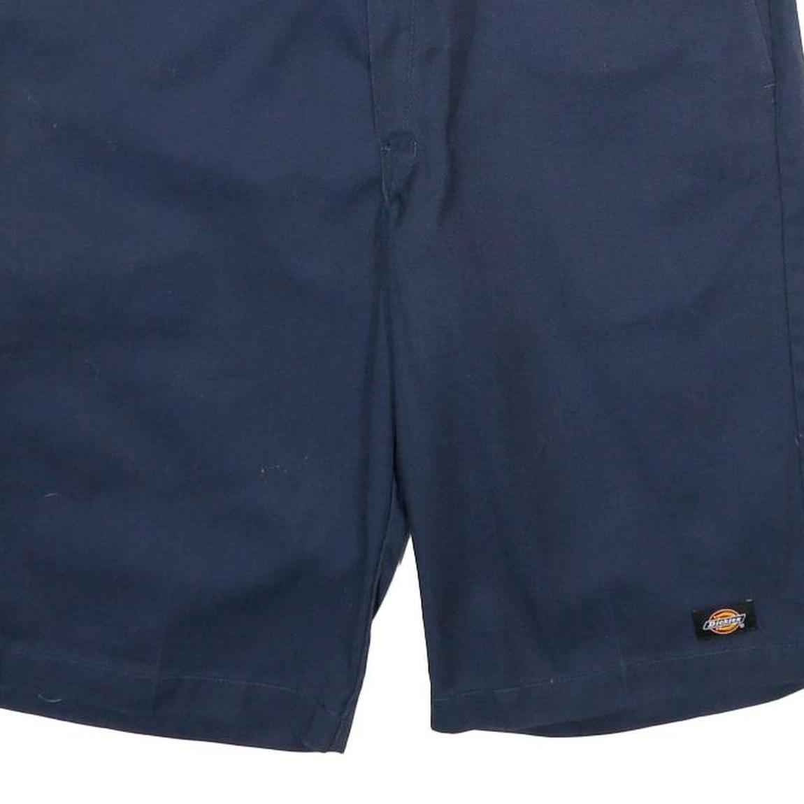 DICKIES Mens Shorts Navy Blue Relaxed Fit Workwear L W36