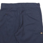 DICKIES Mens Shorts Navy Blue Relaxed Fit Workwear L W36