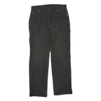 DICKIES Womens Black Regular Fit Straight Cotton Blend Jeans W32 L32 Workwear