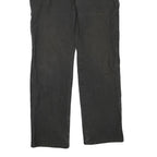DICKIES Womens Black Regular Fit Straight Cotton Blend Jeans W32 L32 Workwear