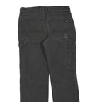 DICKIES Womens Black Regular Fit Straight Cotton Blend Jeans W32 L32 Workwear