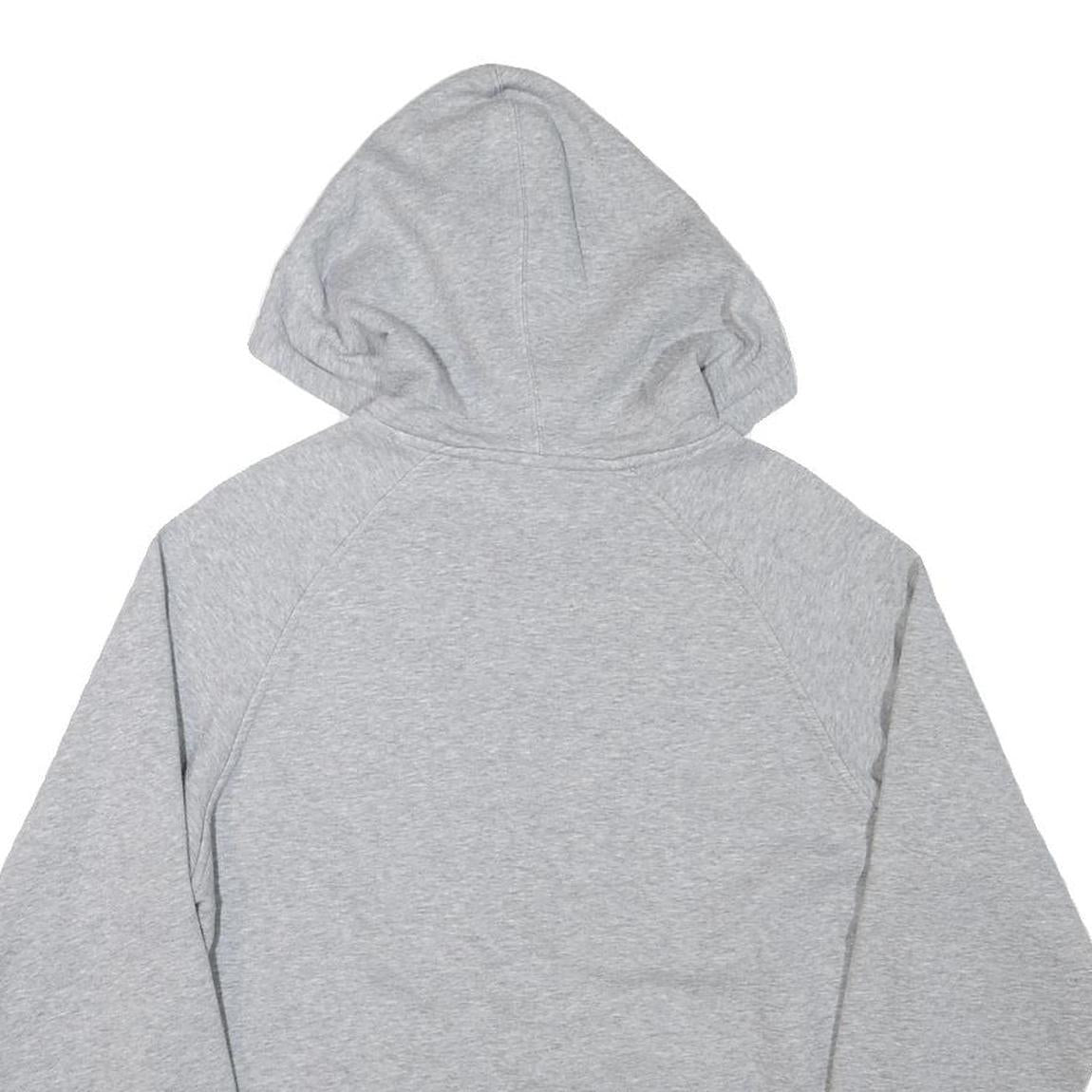 ADIDAS Mens Grey Hoodie S Cotton Blend Pullover Casual