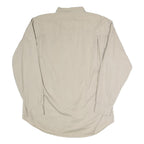 BUGLE BOY Mens Beige Casual Shirt XL Cotton Blend Button Front Pockets