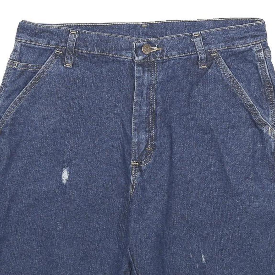 WRANGLER Mens Denim Blue Casual Shorts M W32 Cotton Blend Relaxed Fit