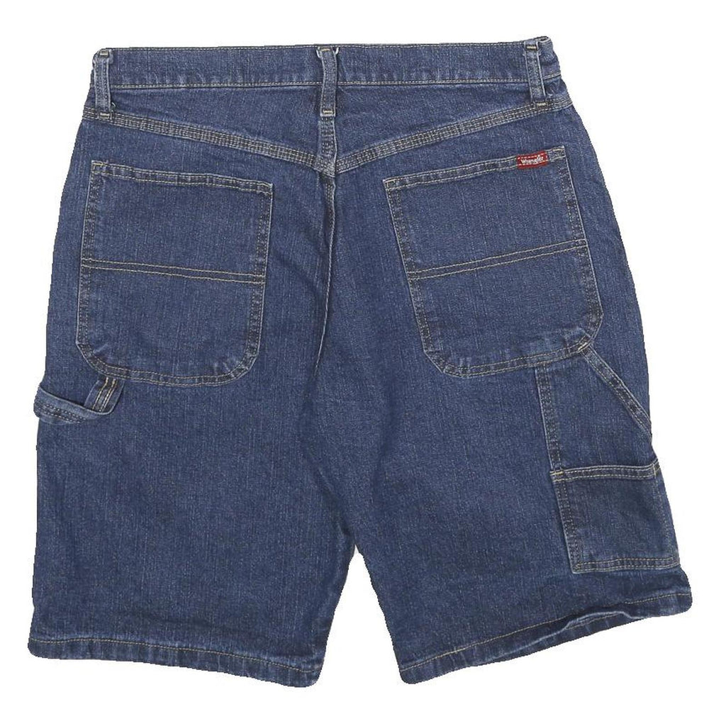 WRANGLER Mens Denim Blue Casual Shorts M W32 Cotton Blend Relaxed Fit