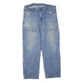 DICKIES Mens Jeans Blue Regular Loose Denim Medium W38 L32 Workwear Utility