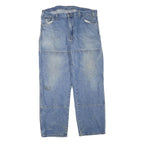 DICKIES Mens Jeans Blue Regular Loose Denim Medium W38 L32 Workwear Utility