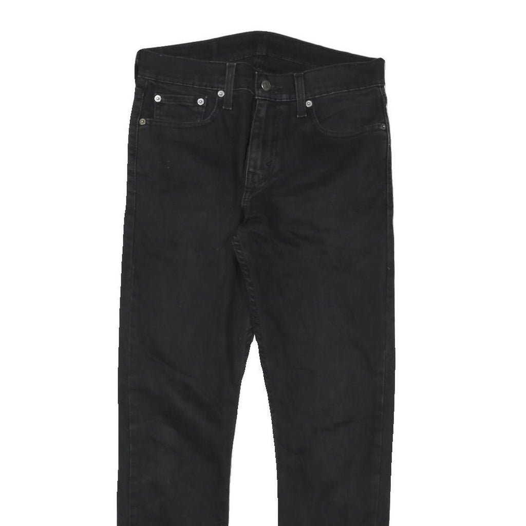 LEVI'S 512 Mens Jeans Black Slim Skinny Denim W29 L27 Zip Cotton Blend