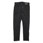 LEVI'S 512 Mens Jeans Black Slim Skinny Denim W29 L27 Zip Cotton Blend