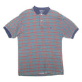 NAUTICA Mens Polo Shirt Blue Check 2XL