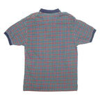 NAUTICA Mens Polo Shirt Blue Check 2XL