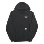CARHARTT Mens Black Hoodie S Cotton Workwear Casual