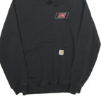 CARHARTT Mens Black Hoodie S Cotton Workwear Casual
