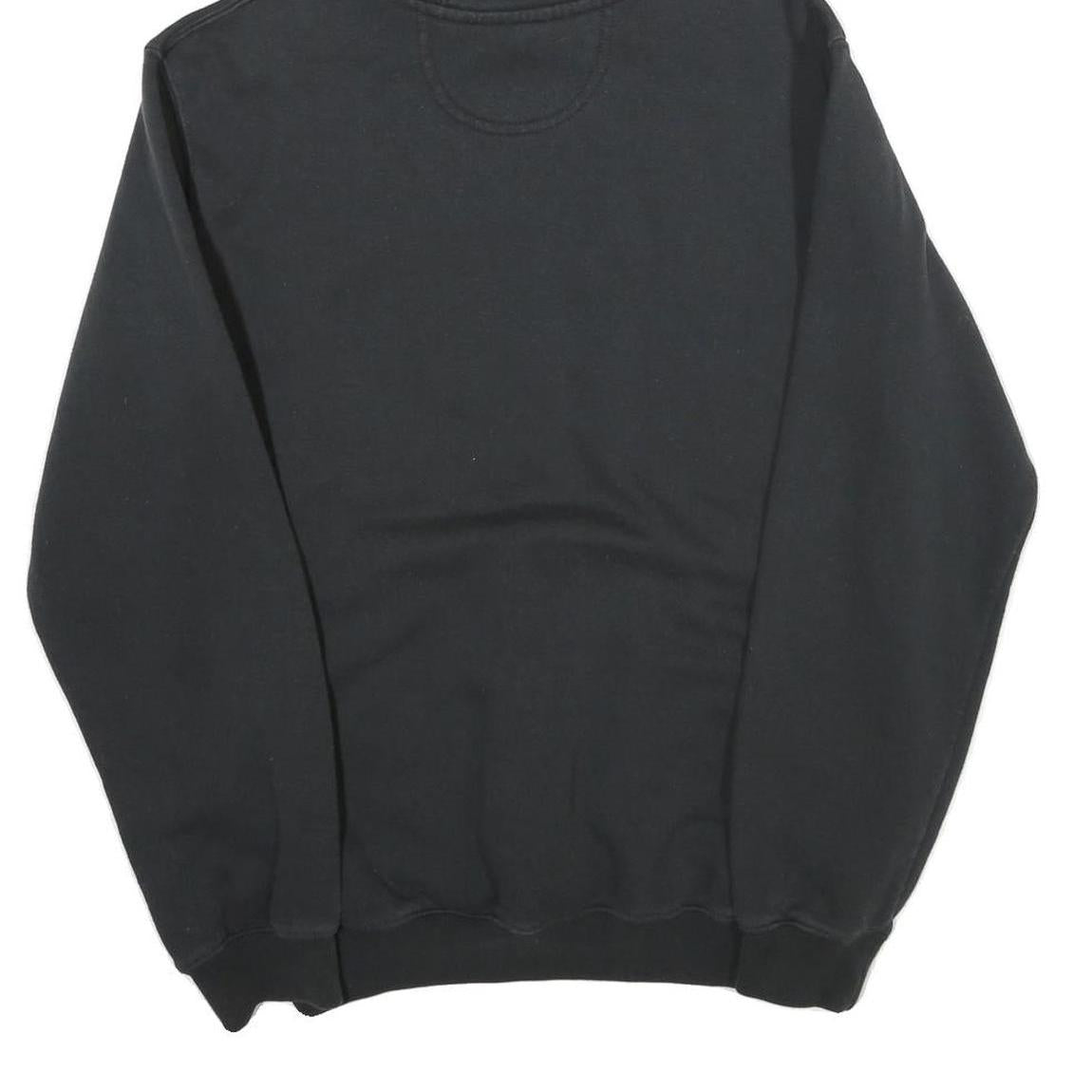 CARHARTT Mens Black Hoodie S Cotton Workwear Casual