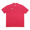 KAPPA Mens Red Short Sleeve Plain Polo Shirt 3XL Cotton Classic Casual