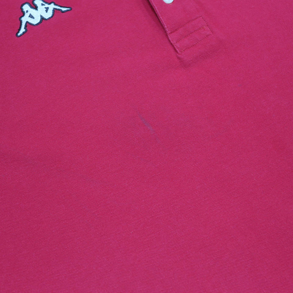KAPPA Mens Red Short Sleeve Plain Polo Shirt 3XL Cotton Classic Casual